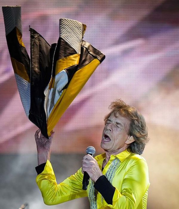 The Rolling Stones Mick Jagger Hackney Diamonds Leather Jacket