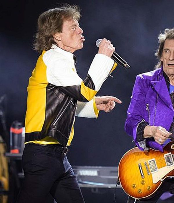 The Rolling Stones Mick Jagger Hackney Diamonds Leather Jacket