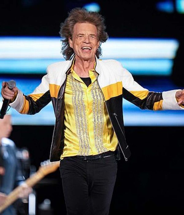 The Rolling Stones Mick Jagger Hackney Diamonds Leather Jacket
