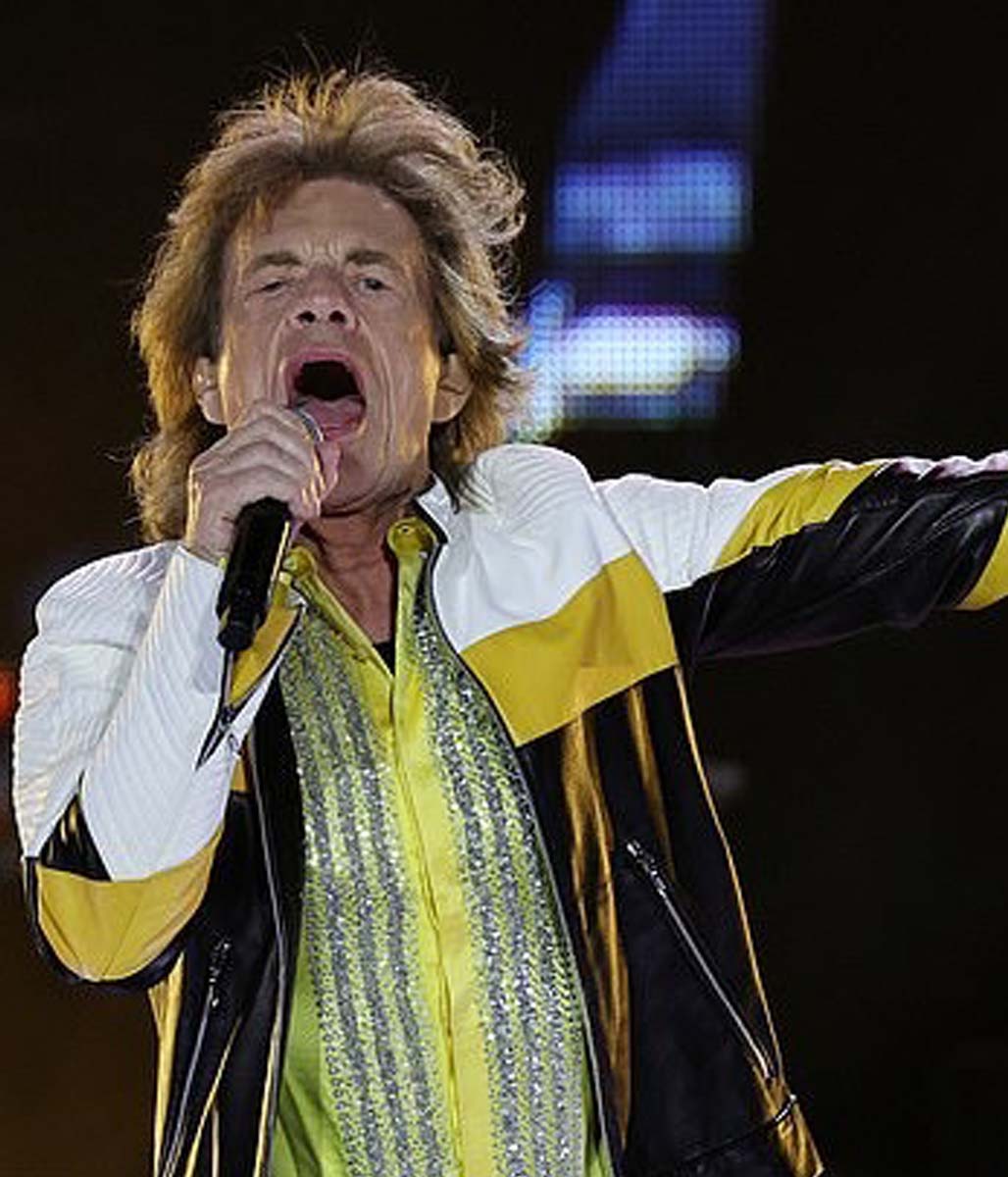 The Rolling Stones Mick Jagger Hackney Diamonds Leather Jacket
