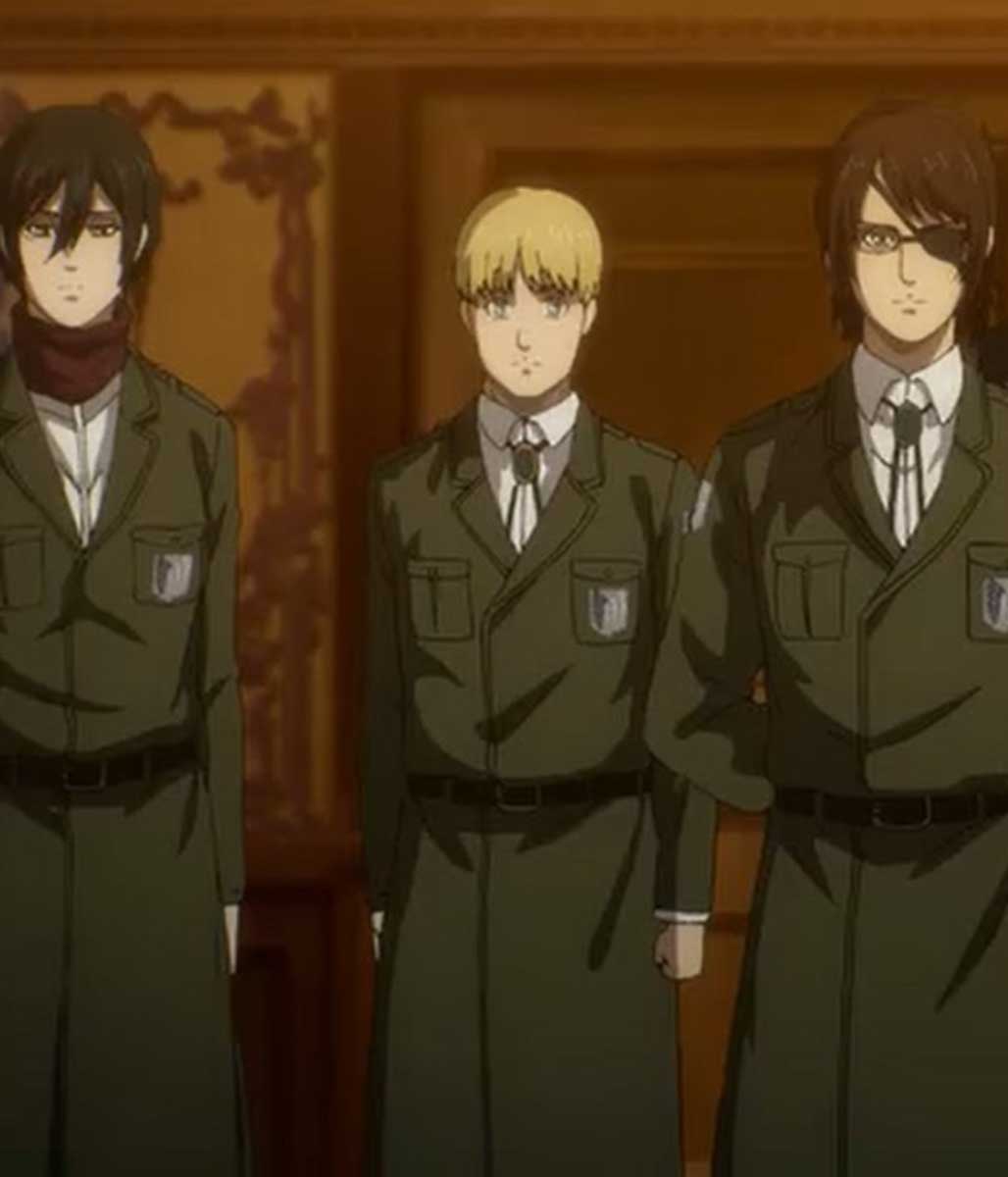 Survey Corps Eren Attack On Titan Military Uniform Jacket