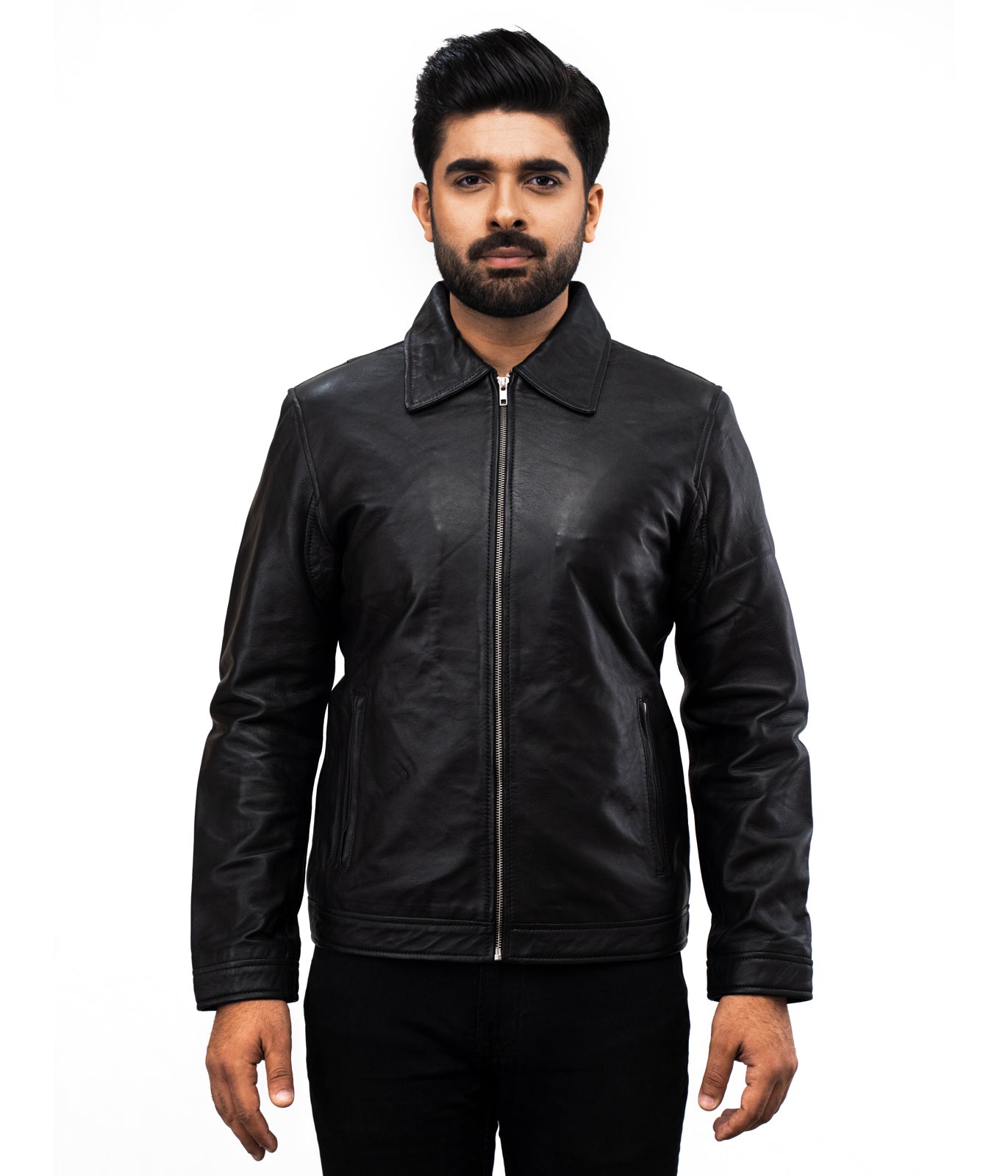 Motociclo Giacca Di Pelle Leather Jacket