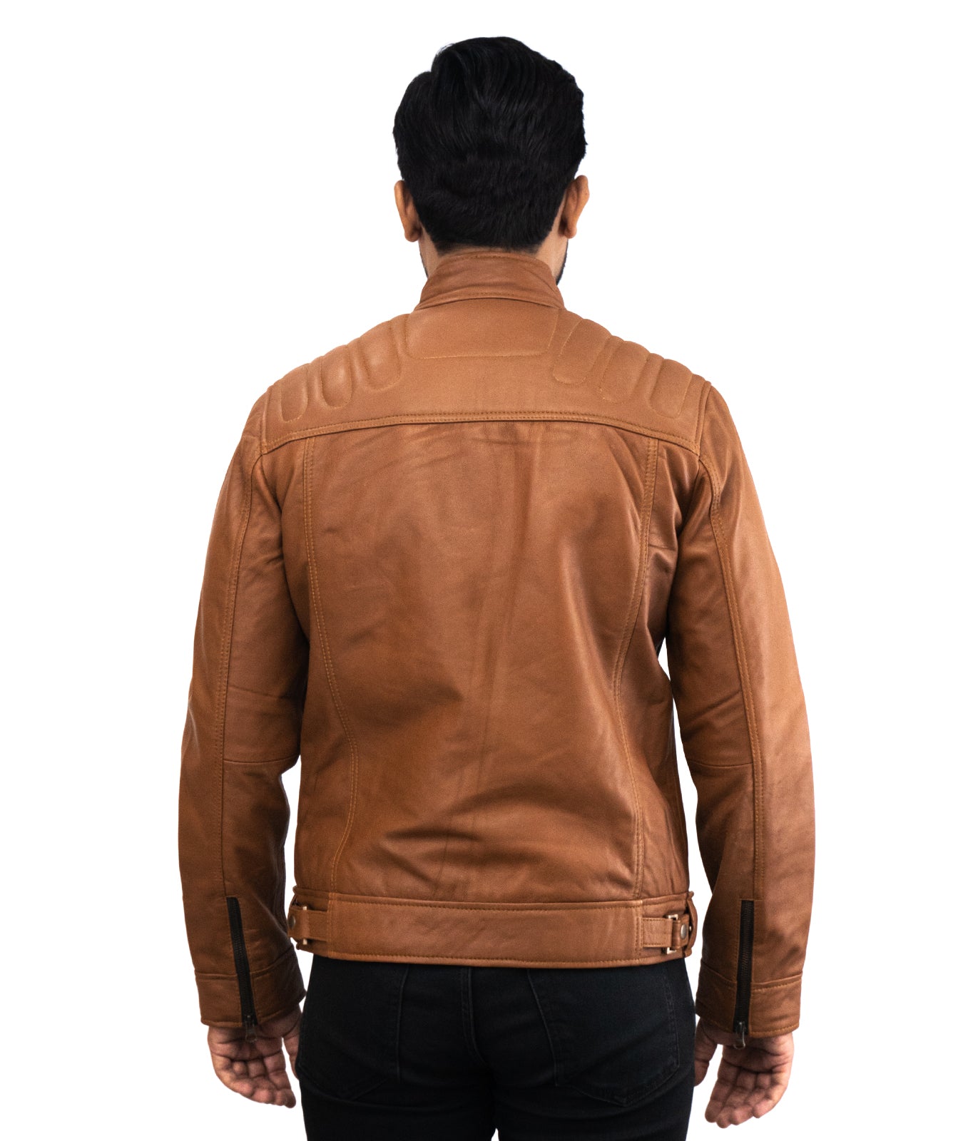 Motor Biker Mode Casual Leather Jacket - Herren Casual Lederjacke