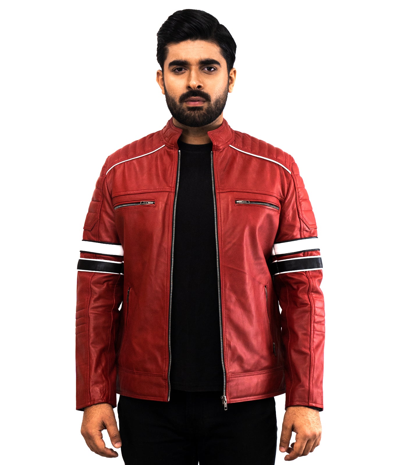 Motorcycle Riding Moto GP Leather Jacket