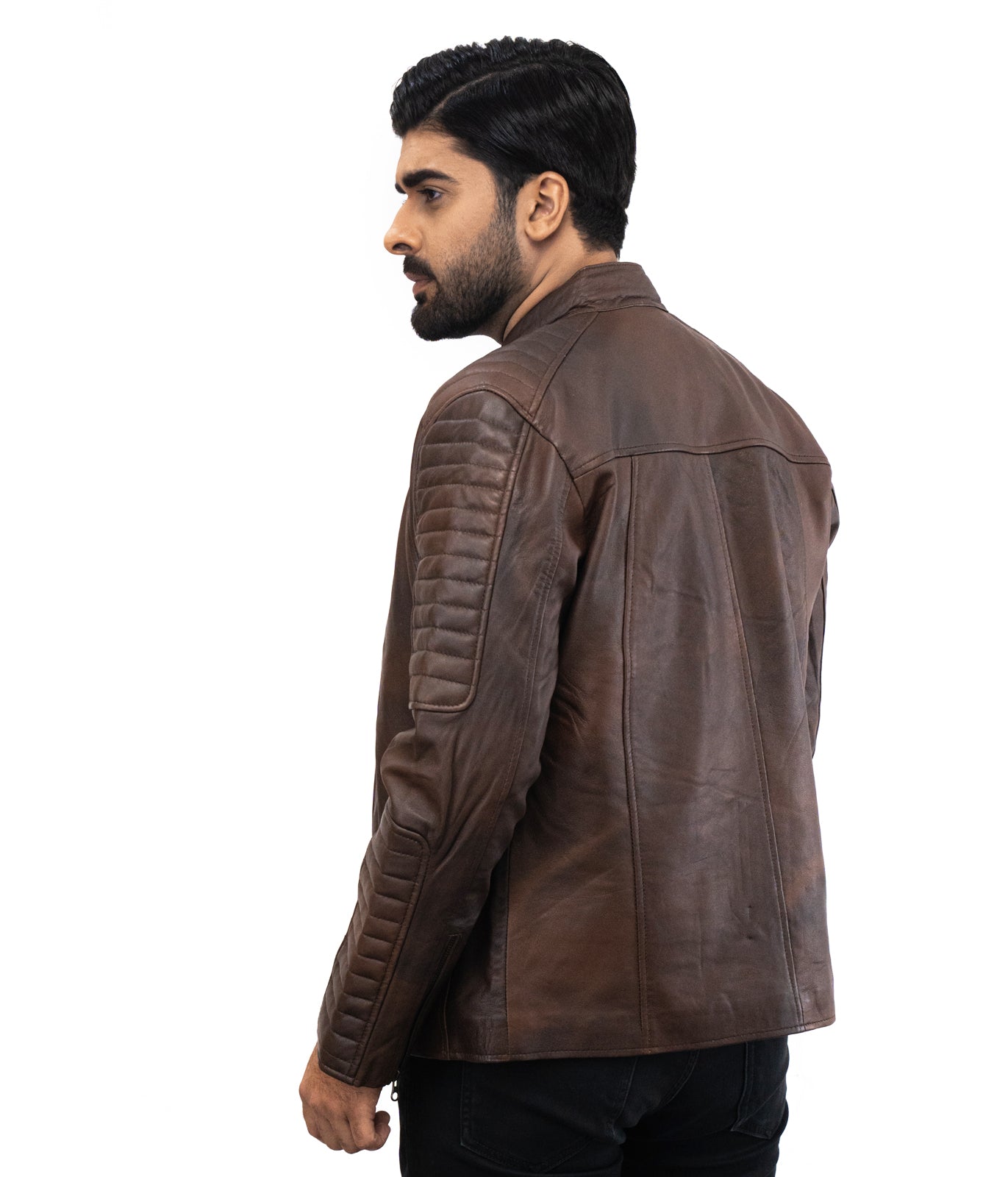 Motorcycle Brown Thomson Leather Jacket