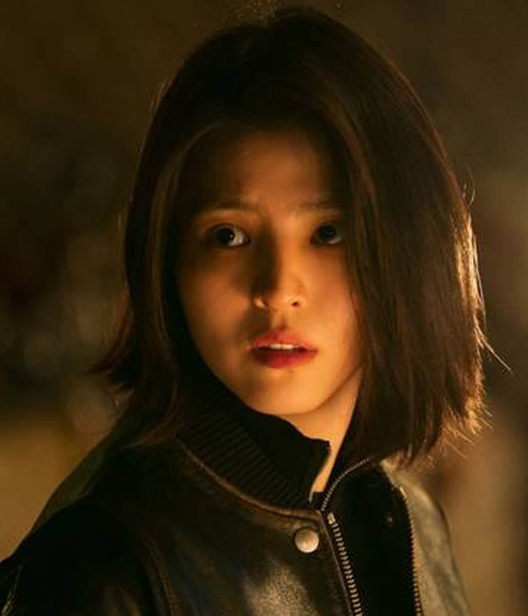 Yoon Ji-Woo Han So Hee My Name Leather Jacket