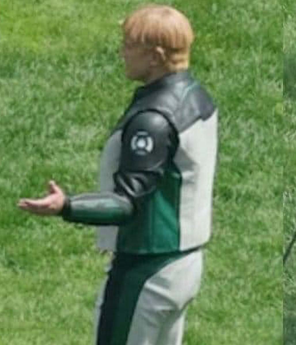 Superman Green Lantern Leather Jacket