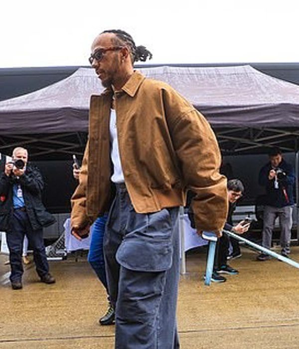 Brown Oversized Lewis Hamilton Jacket