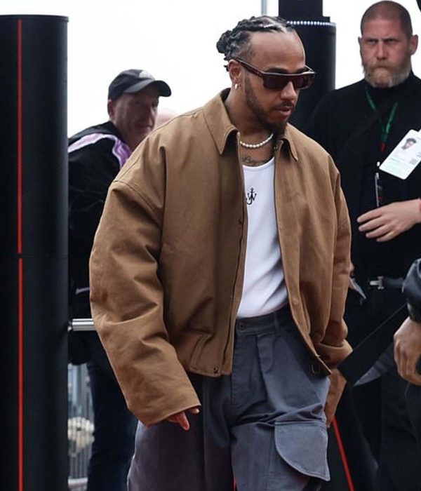 Brown Oversized Lewis Hamilton Jacket