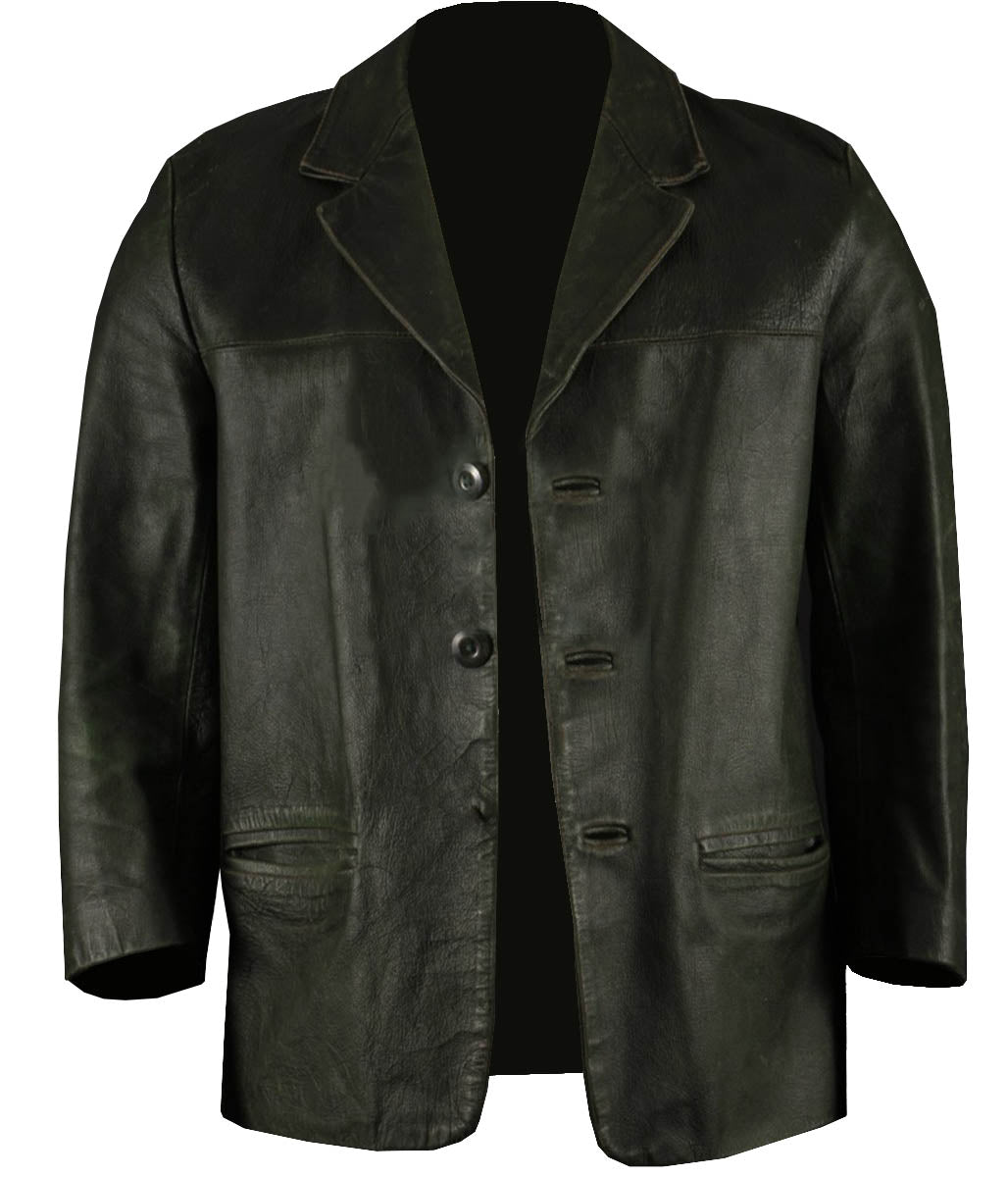 Jeff Randall and Hopkirk Bob Mortimer Leather Jacket