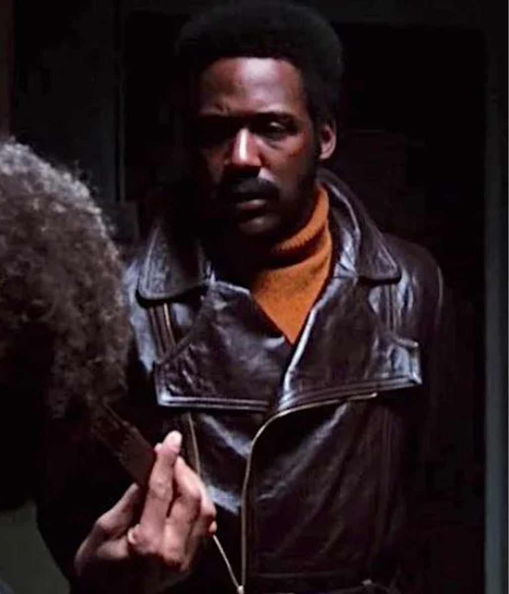 Shaft Richard Roundtree Leather Jacket