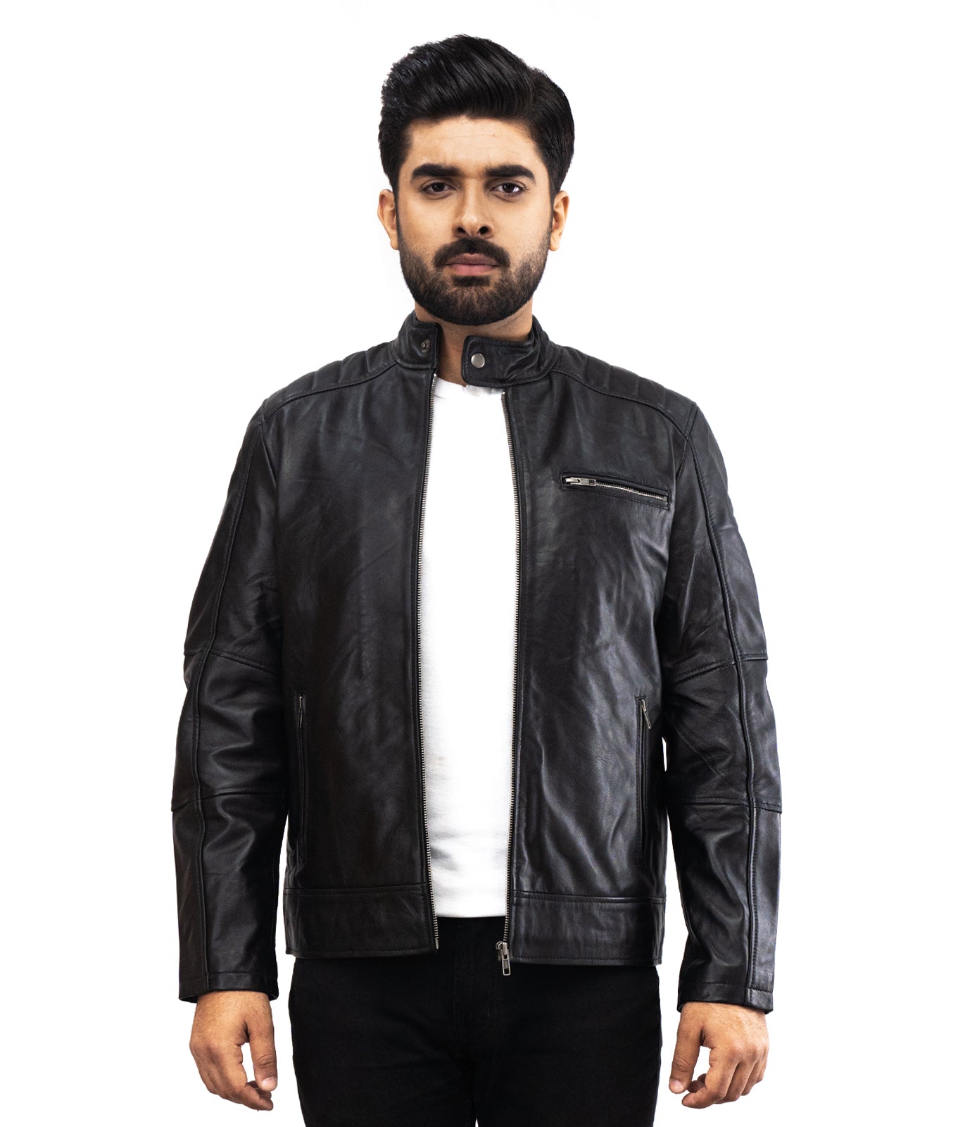 Rider Black Northland Leather Jacket