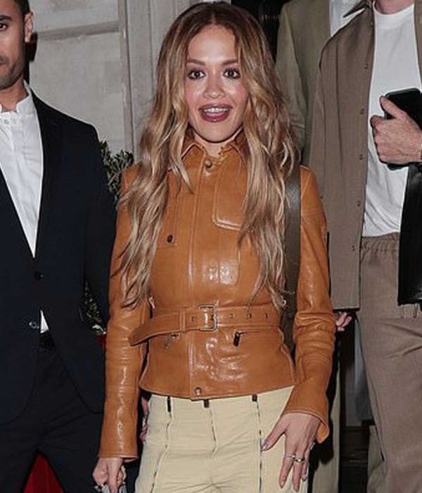 Rita Ora Leather Jacket