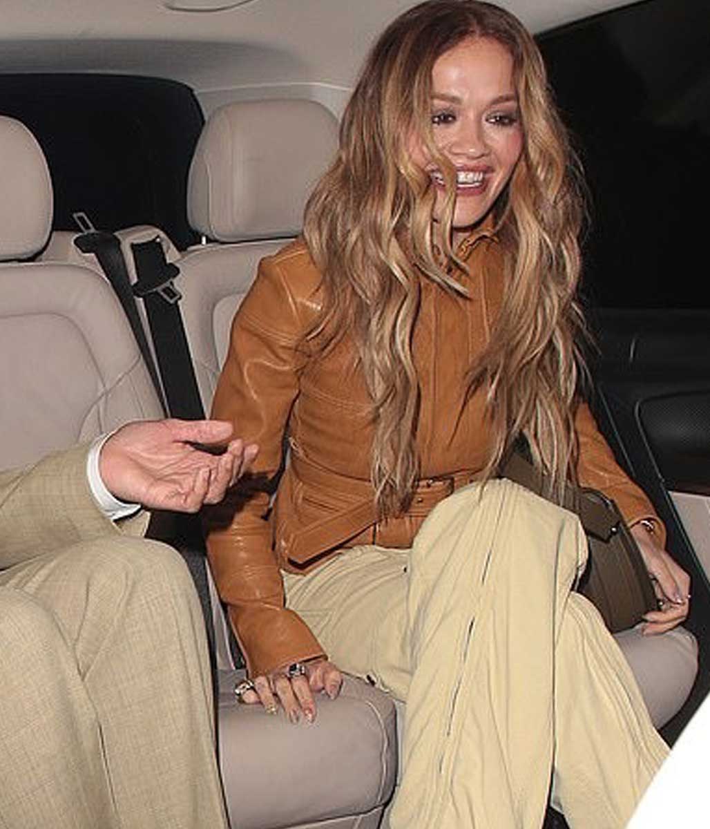 Rita Ora Leather Jacket