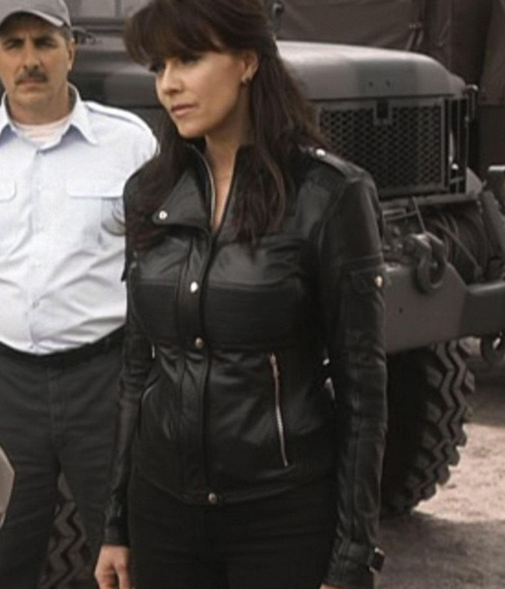 Amanda Tapping Sanctuary Helen Leather Jacket