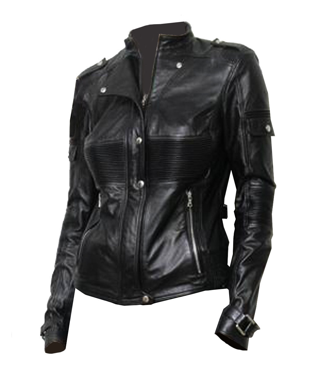 Amanda Tapping Sanctuary Helen Leather Jacket