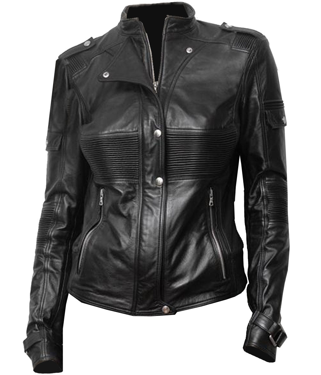 Amanda Tapping Sanctuary Helen Leather Jacket