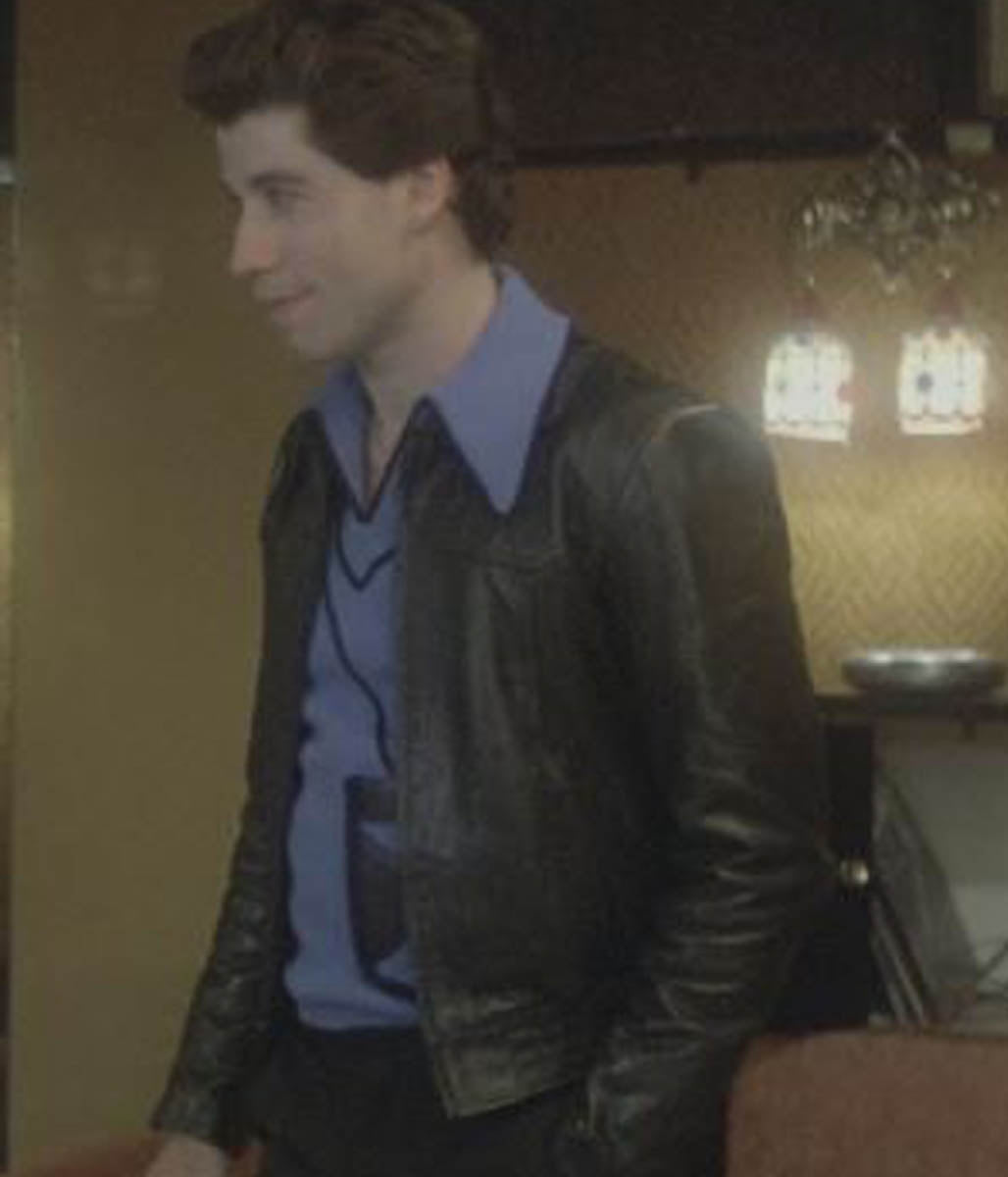 Tony Manero John Travolta Saturday Night Fever Leather Jacket