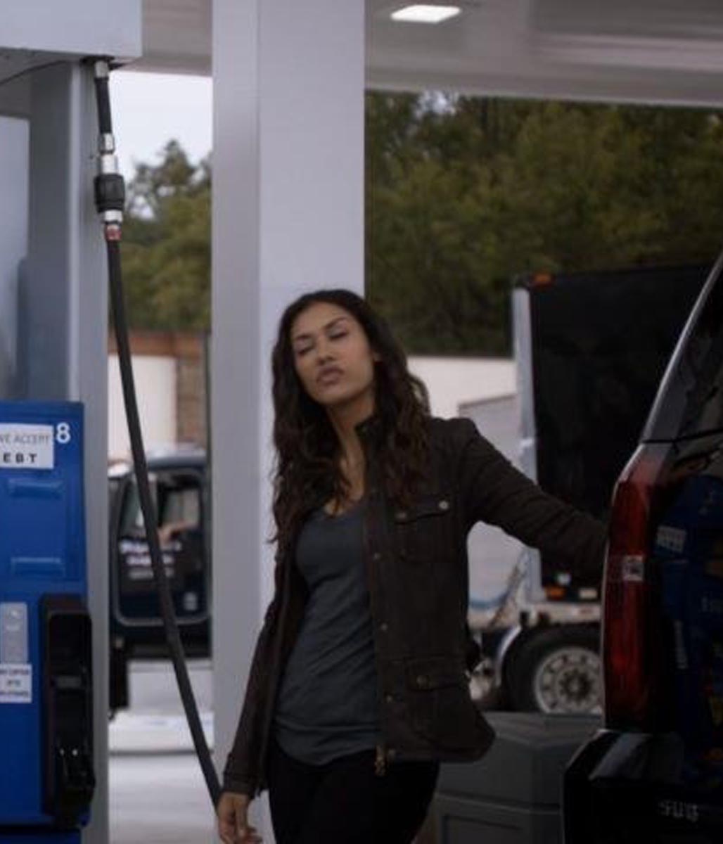 Janina Gavankar Sleepy Hollow Diana Leather Jacket