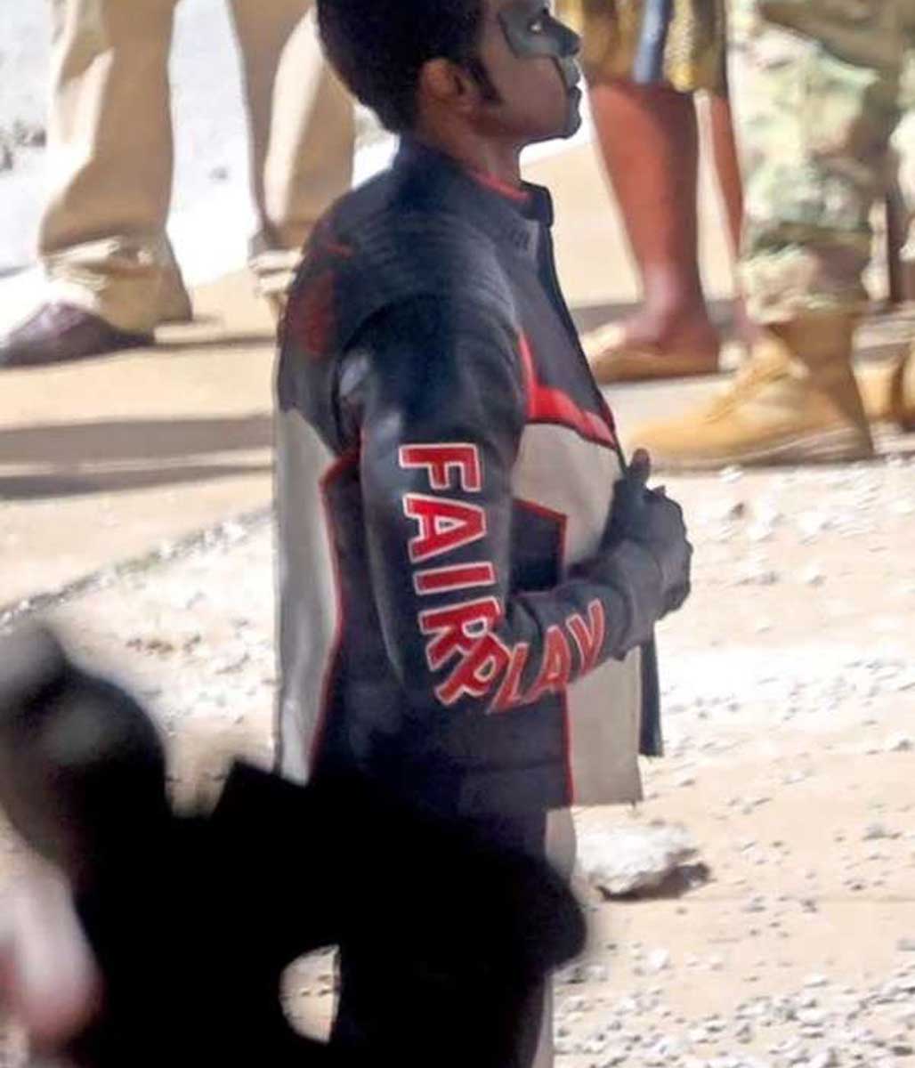 Superman 2025 Mr Terrific Leather Jacket