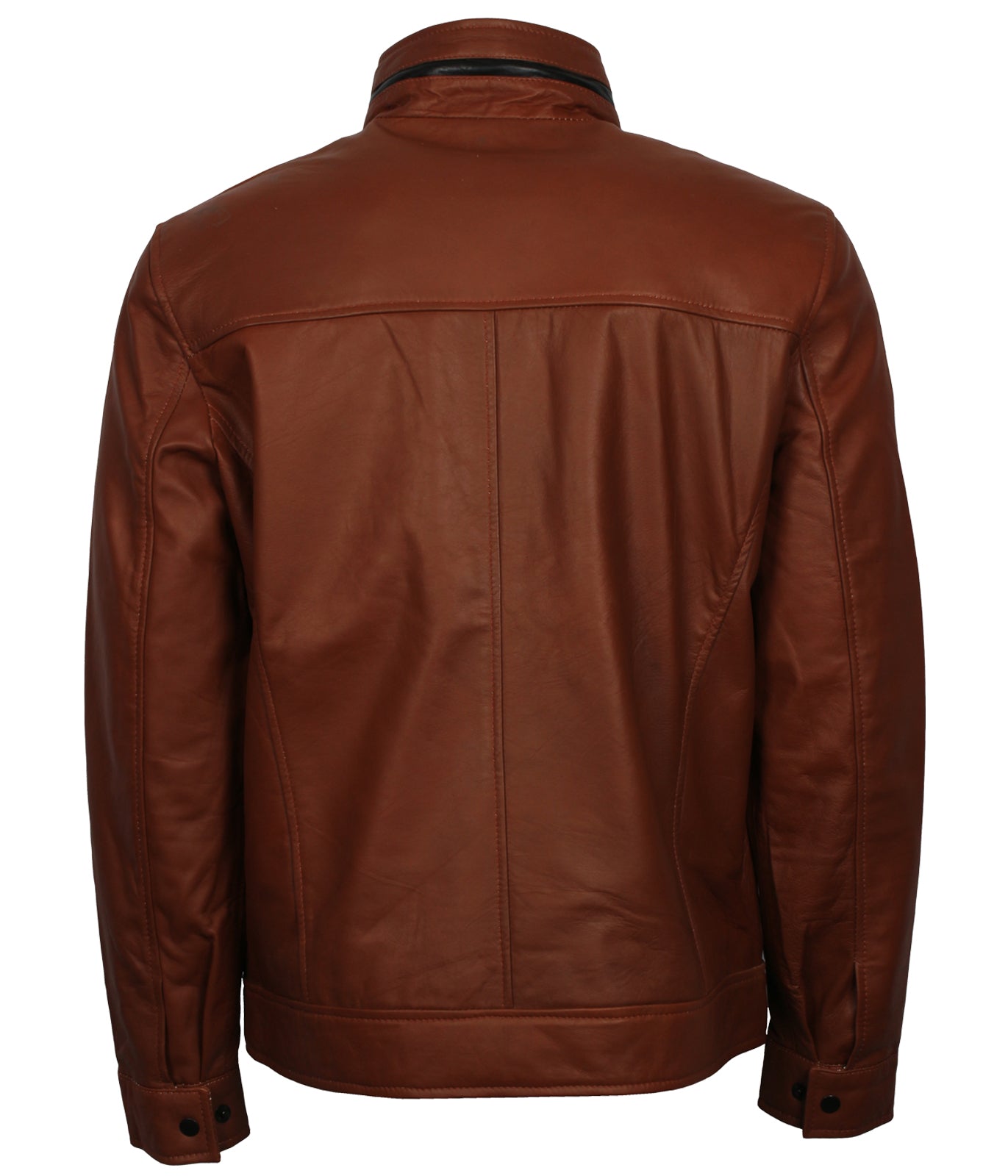 Sven Brown Men's Genuine Leather Jacket