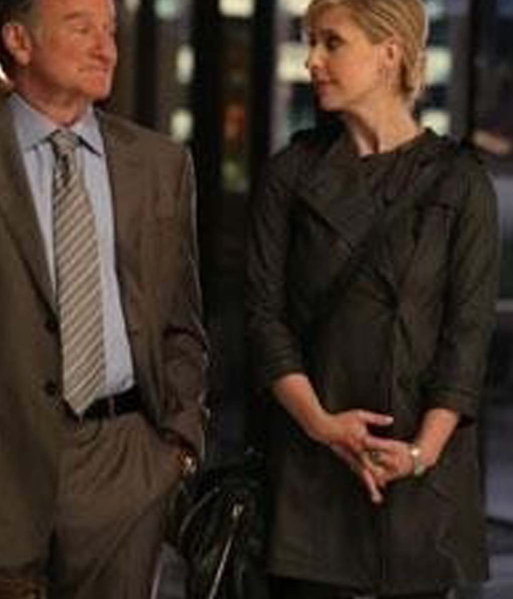 The Crazy Ones Sydney Sarah Michelle Gellar Leather Coat