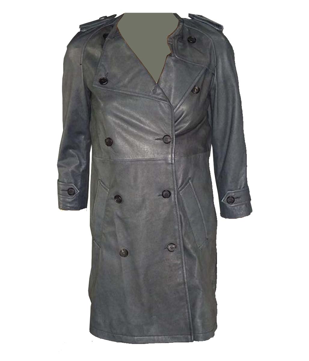 The Crazy Ones Sydney Sarah Michelle Gellar Leather Coat