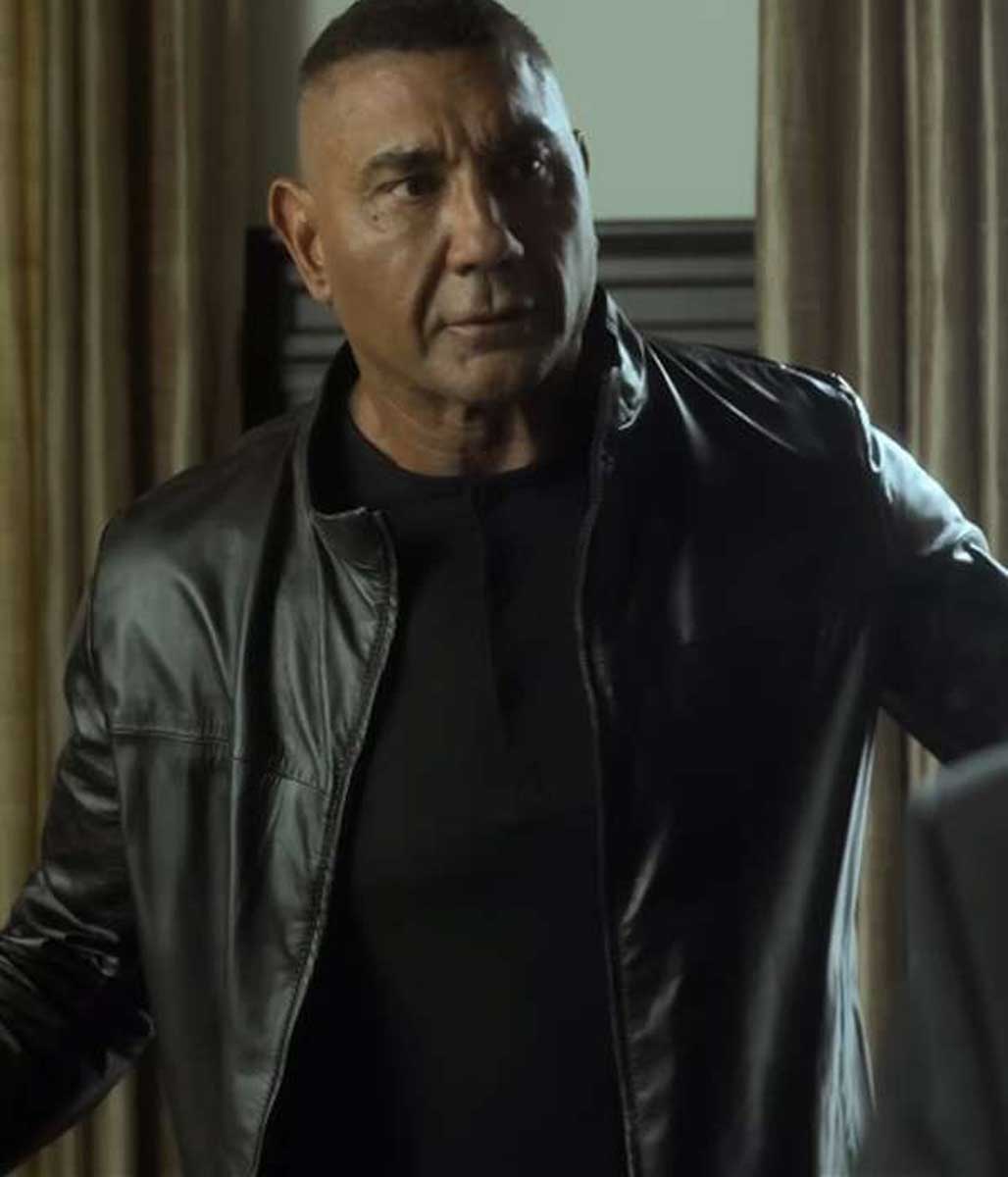 Dave Bautista The Killers Game Leather Jacket