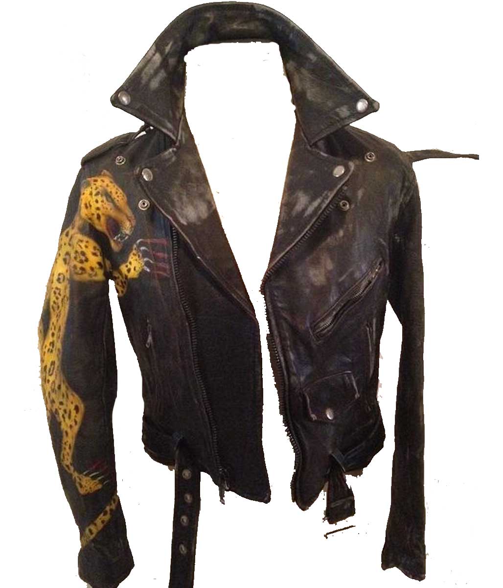 The Lost Boys Dwayne Leopard Leather Jacket