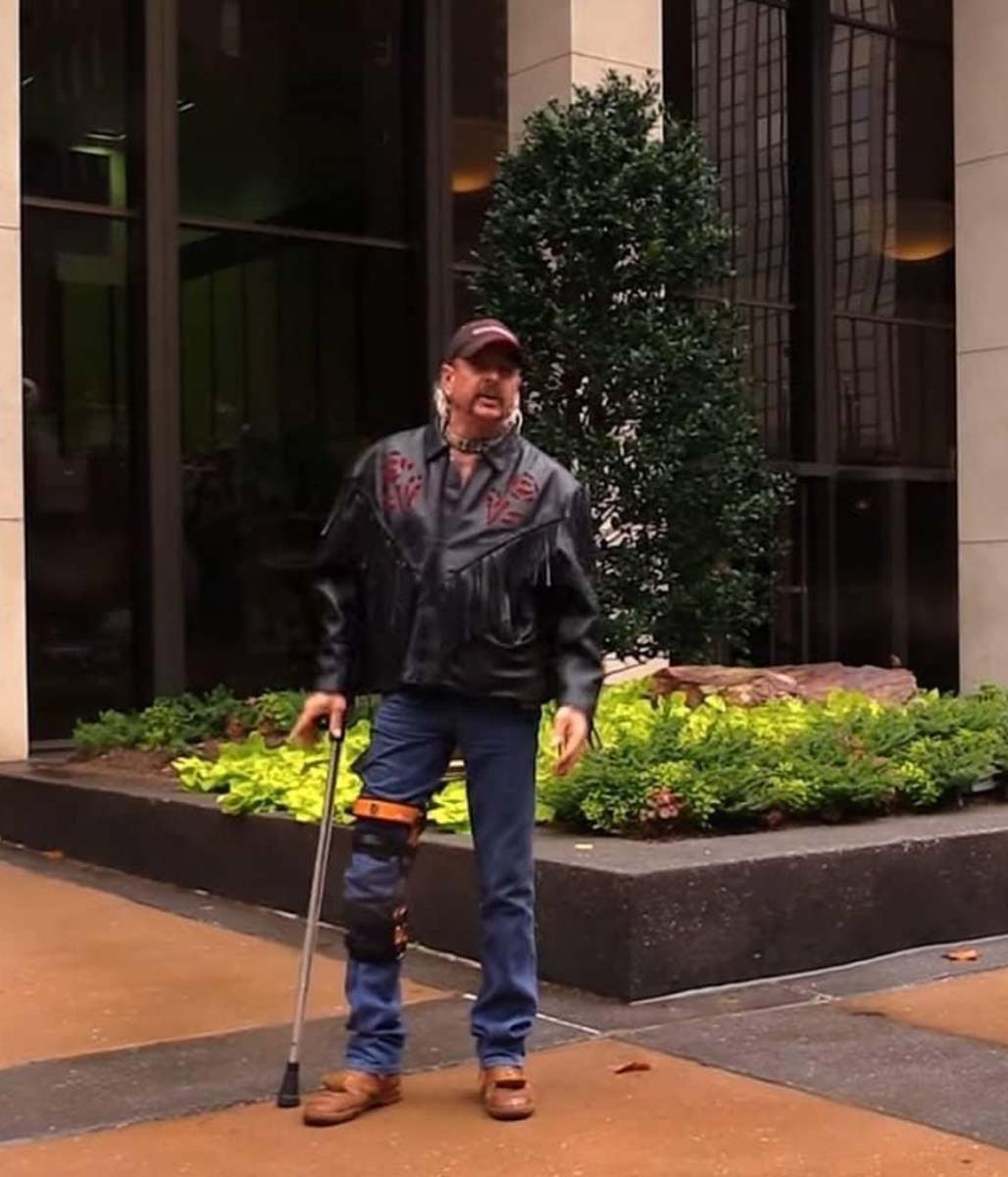 Joe Exotic Tiger King Leather jacket