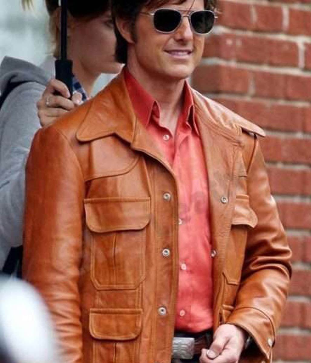 Barry Seal Tom Cruise American Made Leather Coat