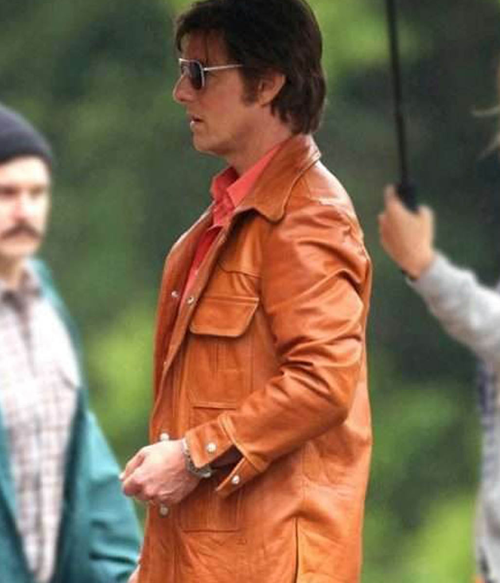 Barry Seal Tom Cruise American Made Leather Coat