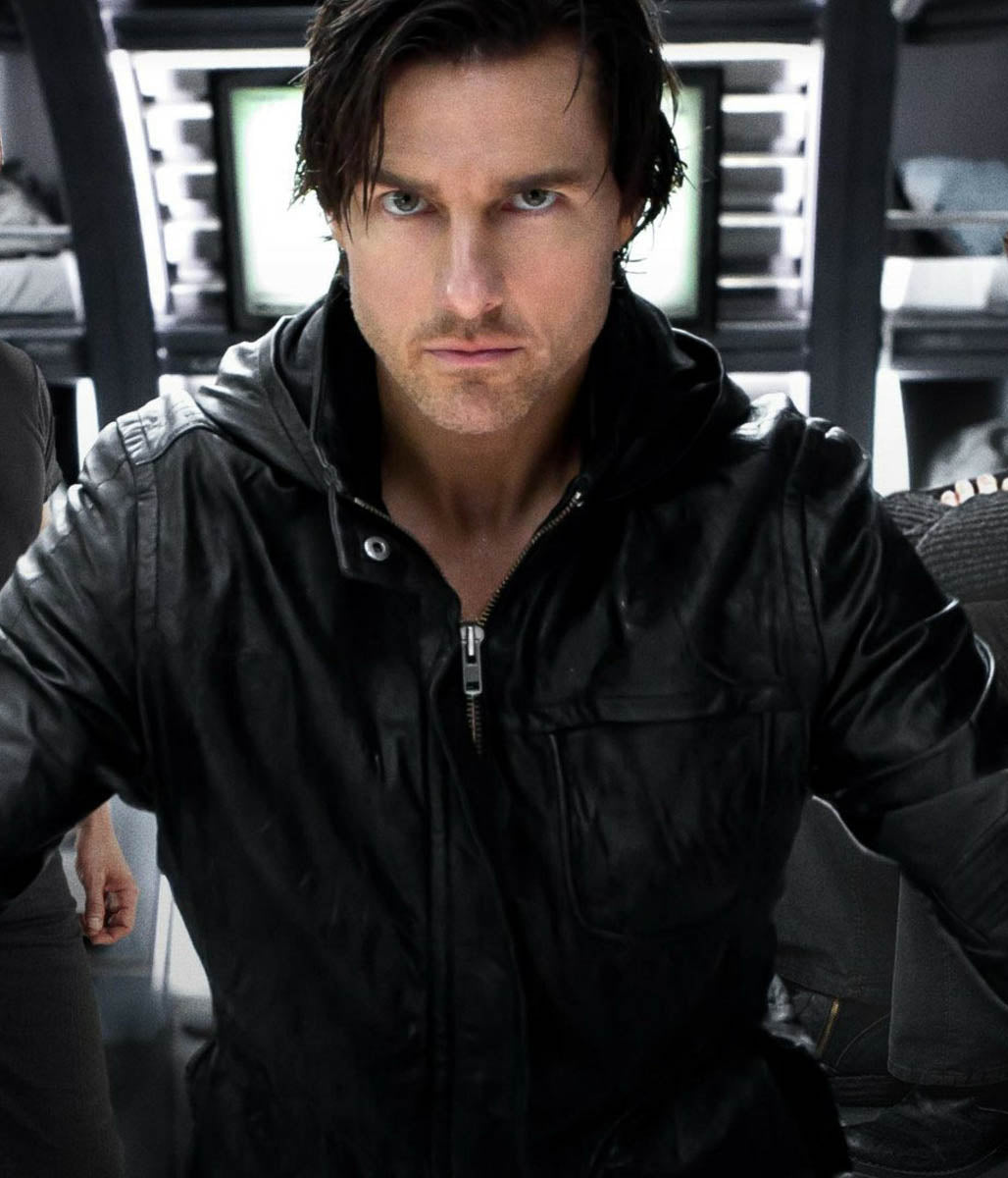 Tom Cruise Mission Impossible Ghost Protocol Ethan Hunt Leather Jacket