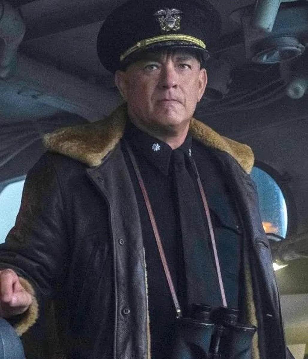 Greyhound Tom Hanks Leather Jacket