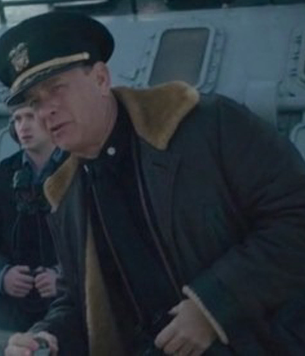 Greyhound Tom Hanks Leather Jacket