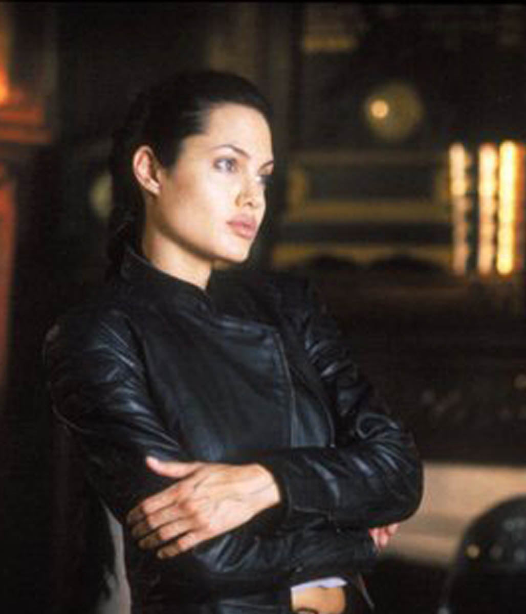 Angelina Jolie Lara Croft Tomb Raider Leather Jacket