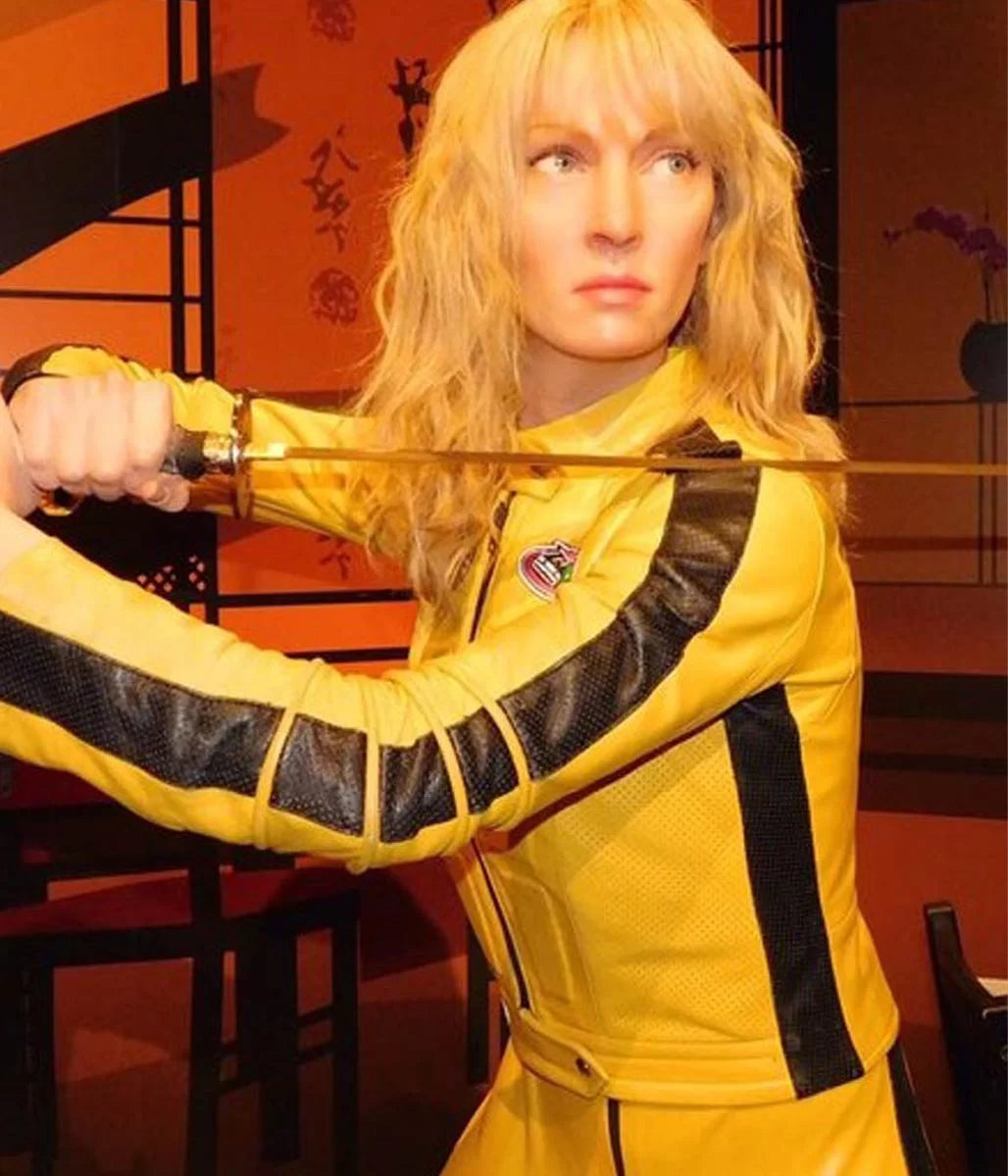 Uma Thurman Kill Bill Bride Leather Jacket