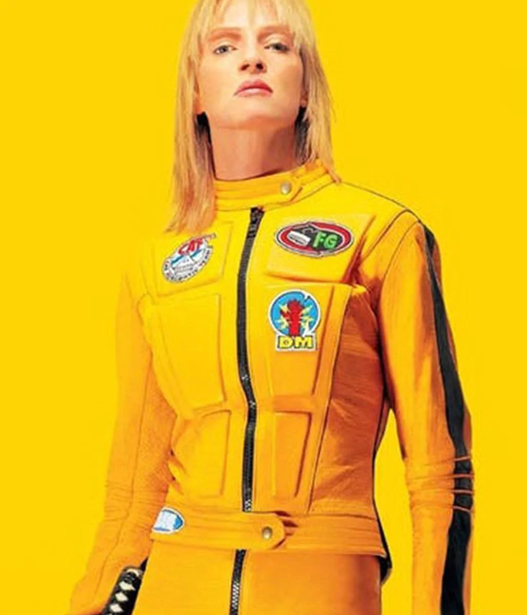 Uma Thurman Kill Bill Bride Leather Jacket