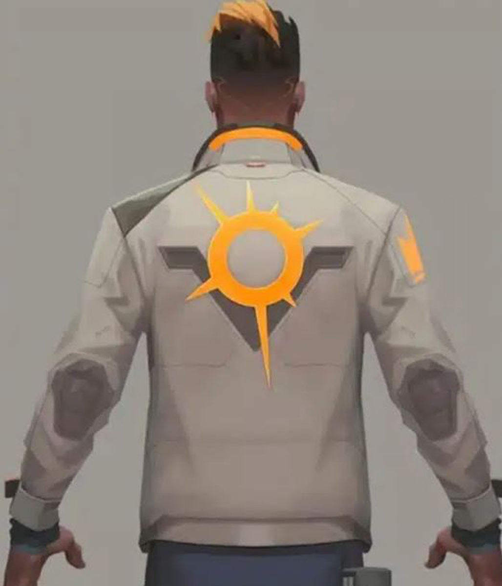 Valorant Phoenix Inspired Leather Jacket