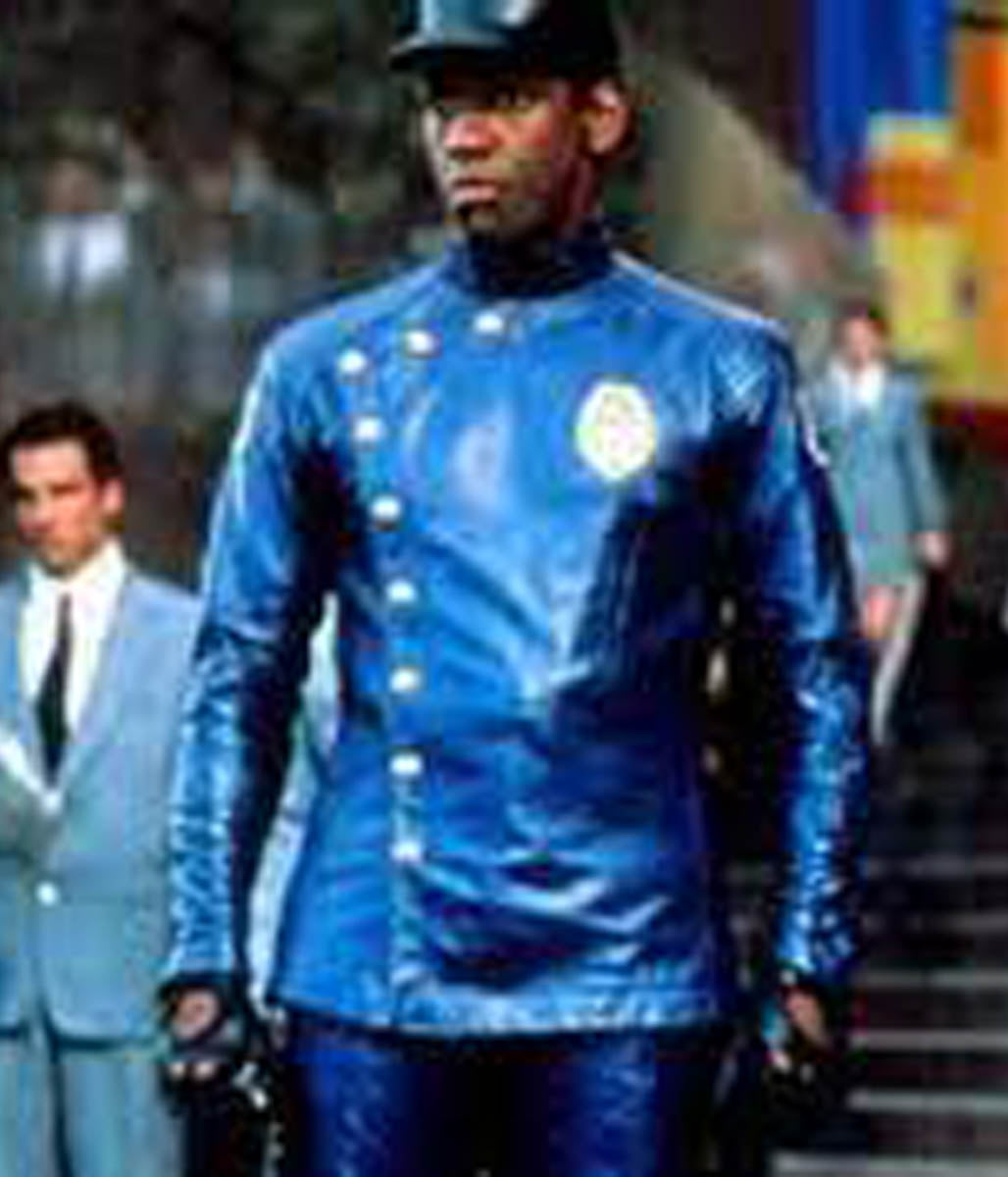Lt. Parker Barnes Denzel Washington Virtuosity Leather Jacket