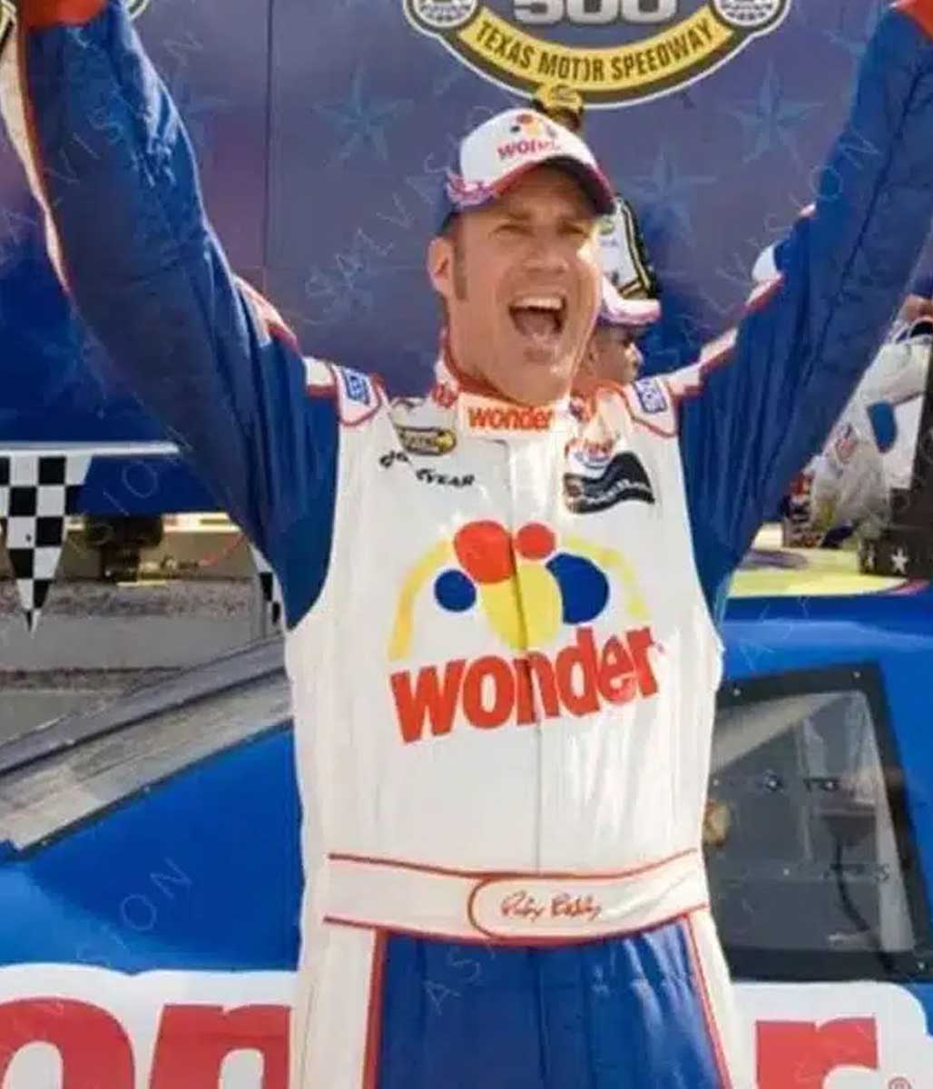 Wonder Bread Ricky Bobby Wonder Leather Jacket