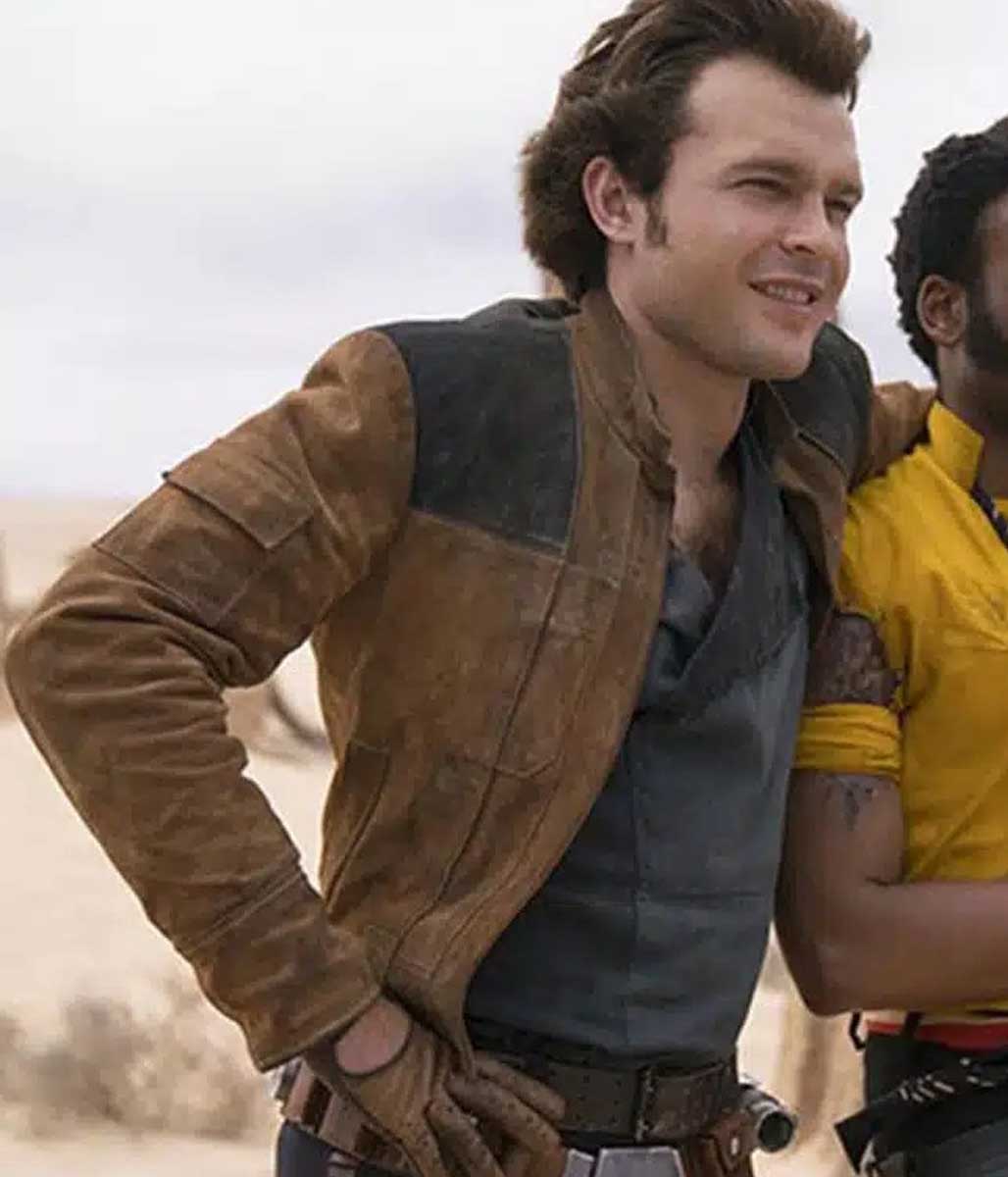Alden Ehrenreich A Star Wars Story Han Solo Suede Jacket