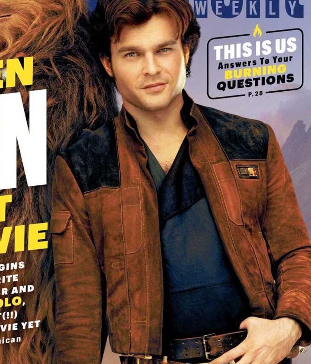 Alden Ehrenreich A Star Wars Story Han Solo Suede Jacket
