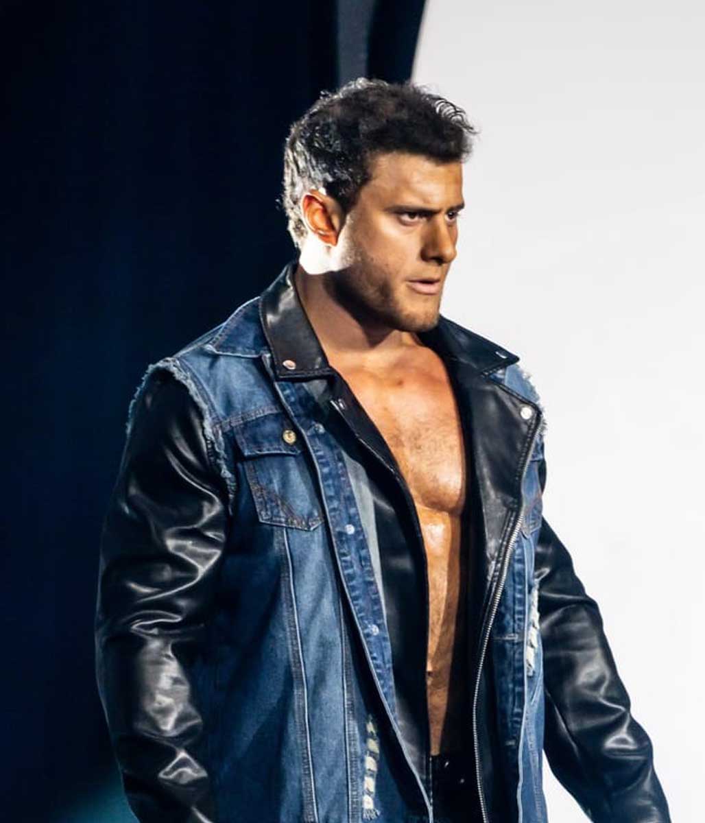 AEW Double or Nothing MJF Leather Jacket