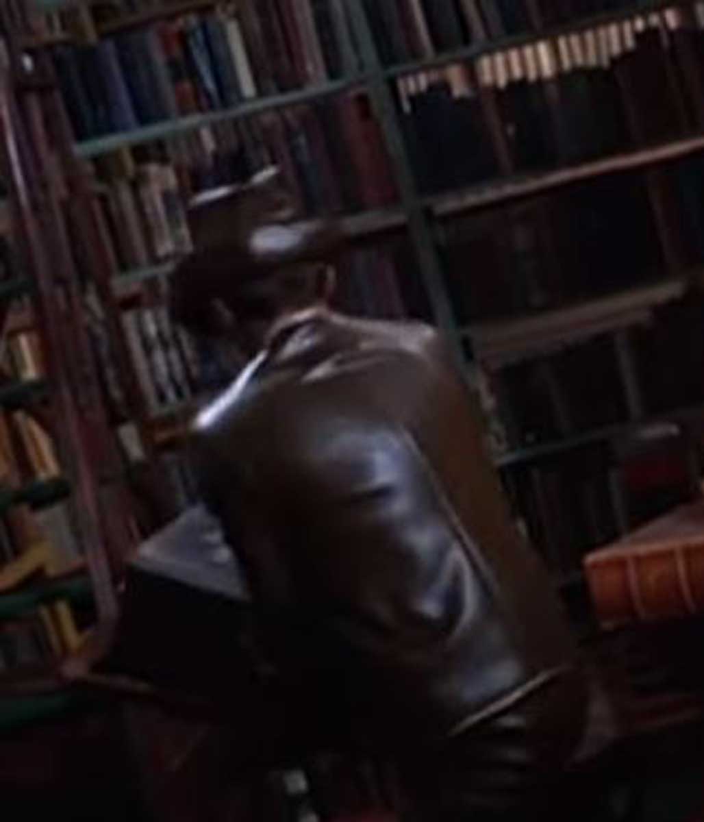 Batman Bookworm Leather Coat