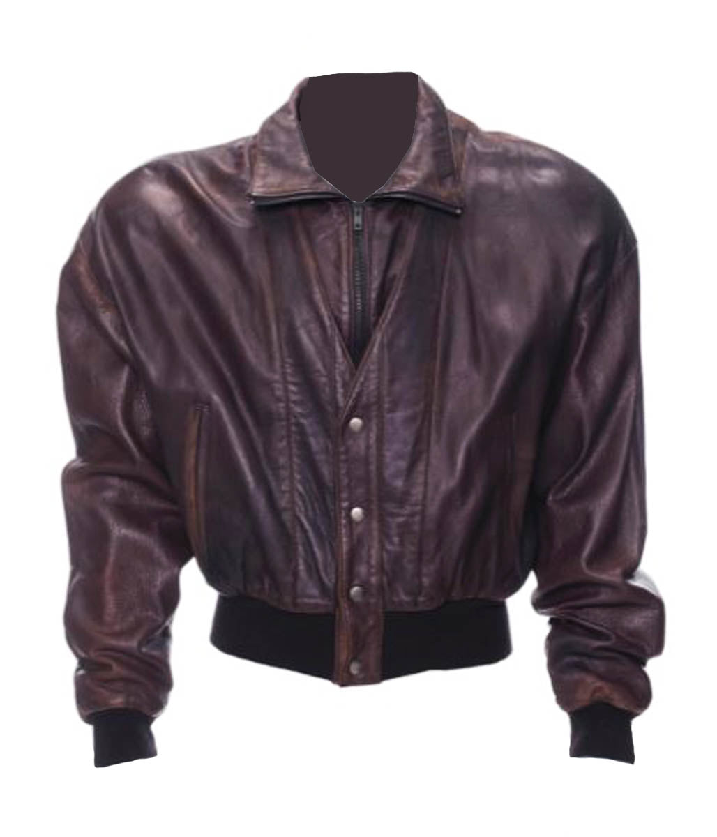 Bird on a Wire Rick Jarmin Mel Gibson Bomber Leather Jacket