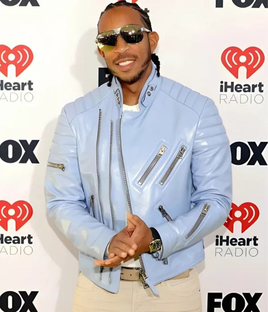 Blue Ludacris Iheartradio Leather Jacket
