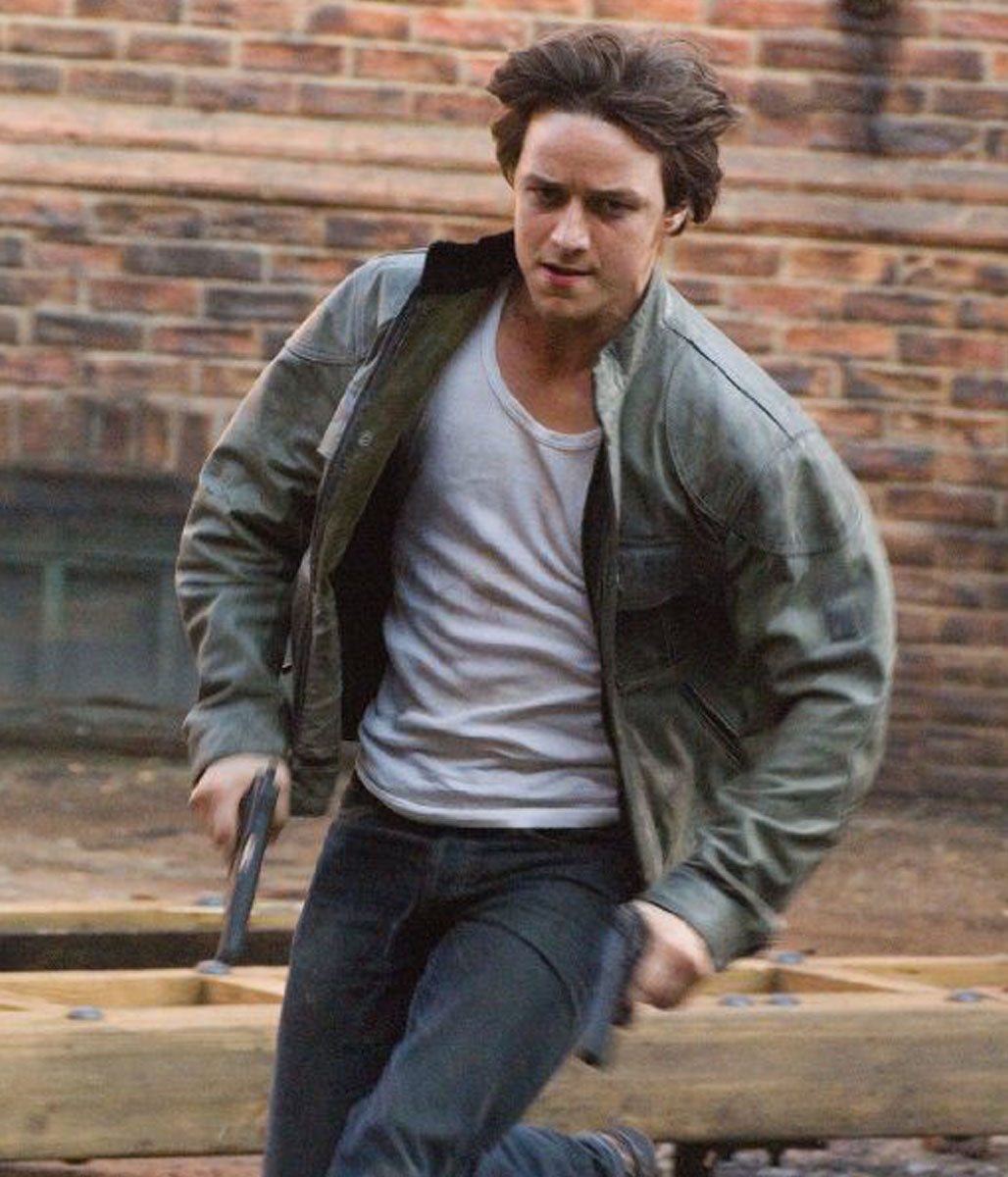 Wesley Gibson James McAvoy Wanted Leather Jacket
