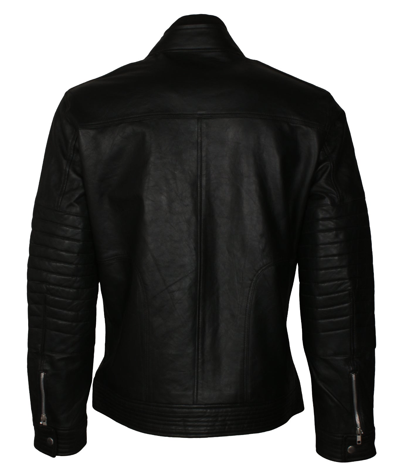 Biker Mens Motorcyle Leather Vintage Racing Jacket