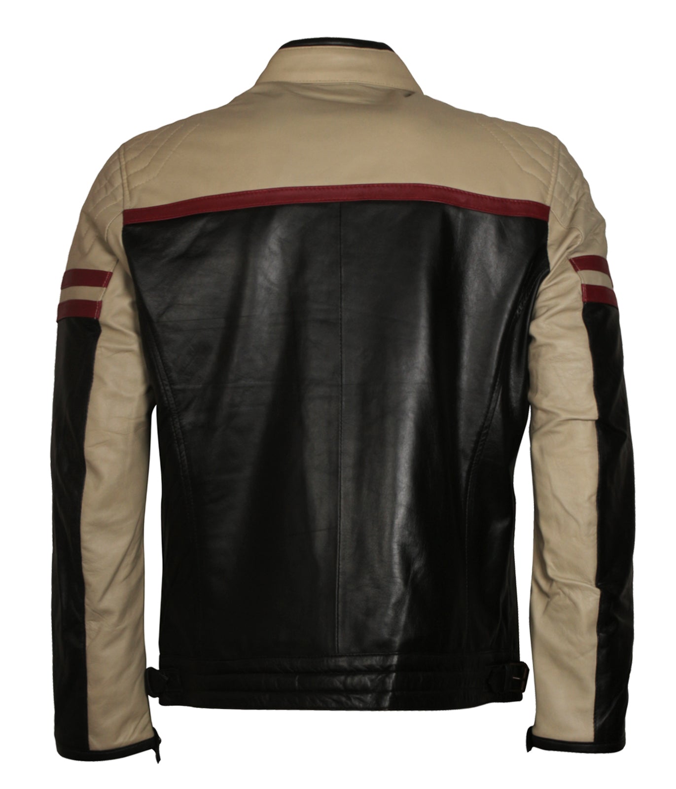 Mens Biker Vintage Moto GP Racing Motorcycle Leather Jacket